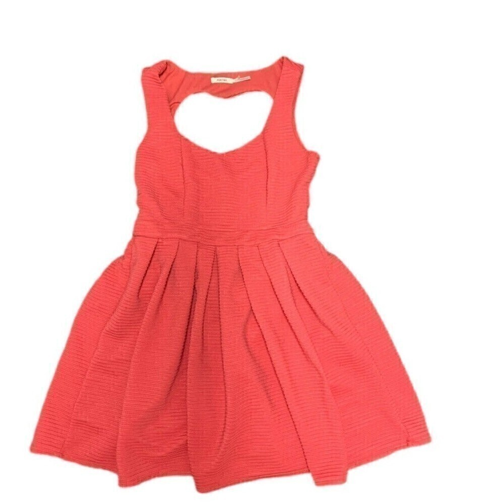 POETRY Womens Open Back Skater Mini Dress Size Medium - Picture 1 of 8